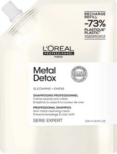 Шампунь для волос L'Oreal Professionnel Metal Detox Для окрашенных и осветленных волос Рефил