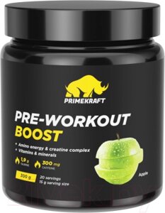 Предтренировочный комплекс Prime Kraft СПДПП Pre-Workout Boost Яблоко