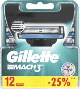 Набор сменных кассет Gillette Mach3