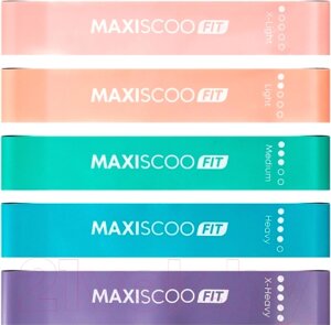 Набор эспандеров Maxiscoo Fit С мешком для хранения / MSF-LU-280723-5