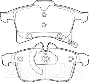 Тормозные колодки Valeo 301860