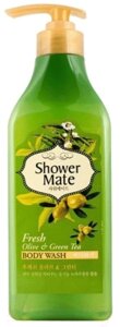 Гель для душа KeraSys Shower Mate Fresh Olive & Green Tea