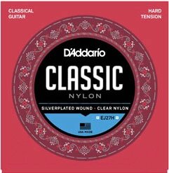 Струны для классической гитары D'Addario EJ27H Hard Tension