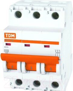 Выключатель автоматический TDM ВА 47-29 3Р 63А (D) 4.5кА / SQ0206-0179