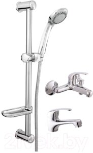 Комплект смесителей Rubineta Optima-10 + Optima-18 + Varianta-Delta / 625105