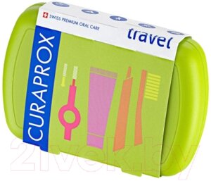 Набор для ухода за полостью рта Curaprox Be You Travel Set Green