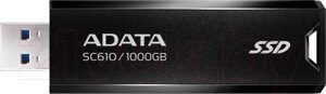 Внешний жесткий диск A-data SC610 1TB (SC610-1000G-CBK/RD)