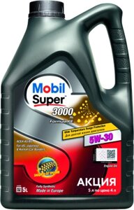Моторное масло Mobil Super 3000 X1 Formula FE 5W30 / 156155