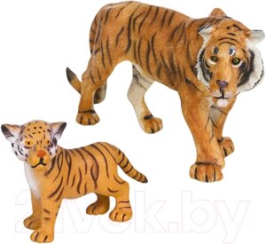 Набор фигурок коллекционных Masai Mara Мир диких животных. Семья тигров / MM211-105