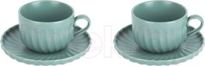 Набор для чая/кофе Nouvelle Fresh Taste. Dark Green / 1730289-Н2