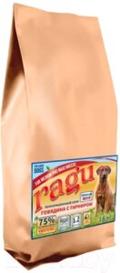 Сухой корм для собак Ragu Для средних и крупных пород говядина с гарниром
