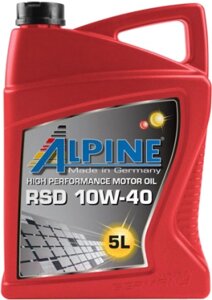 Моторное масло ALPINE RSD 10W40 / 0100122