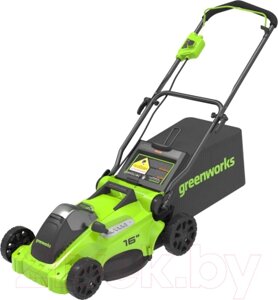 Газонокосилка электрическая Greenworks GD40LM16X бесщеточная 40V 41см / 2517907