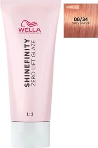 Гель-краска для волос Wella Professionals Shinefinity тон 08/34