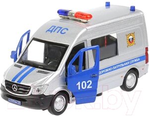 Фургон игрушечный Технопарк Mercedes-Benz Sprinter Полиция / SPRINTERVAN-14POL-SR