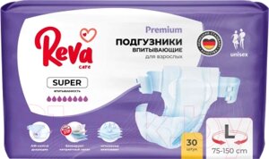 Подгузники для взрослых Reva Care Super L