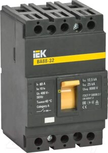 Выключатель автоматический IEK ВА 88-32 3п 63А 25кА С / SVA10-3-0063