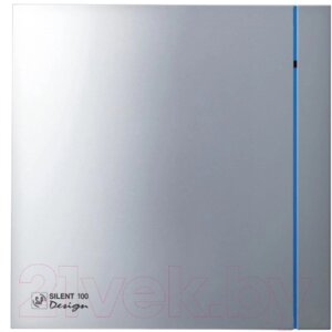 Вентилятор накладной Soler&Palau Silent-100 CMZ Silver Design / 5210602900