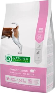 Сухой корм для собак Nature's Protection Junior Lamb / NPS45747