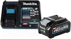 Набор аккумуляторов для электроинструмента Makita BL4040 + зарядное устройство DC40RA