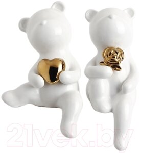 Набор статуэток Merry Bear Home Decor Влюбленные мишки / 30001285