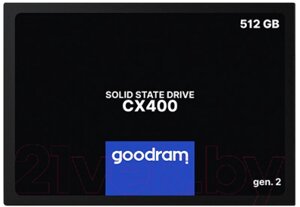 SSD диск Goodram CX400 Gen. 2 512GB (SSDPR-CX400-512-G2)