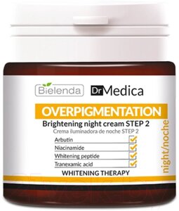 Крем для лица Bielenda DR Medica Overpigmentation ночной Шаг 2