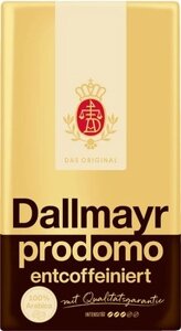 Кофе в зернах Dallmayr Prodomo Entcoffeiniert