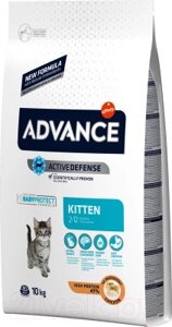 Сухой корм для кошек Advance Kitten с курицей и рисом