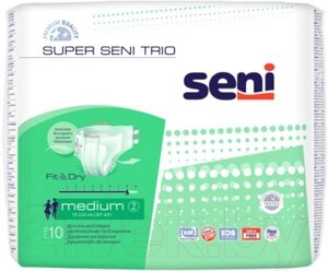 Подгузники для взрослых Seni Super Trio Medium