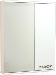 Шкаф с зеркалом для ванной СанитаМебель Джаст 12.600