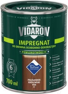 Защитно-декоративный состав Vidaron Impregnant V08 Королевский палисандр