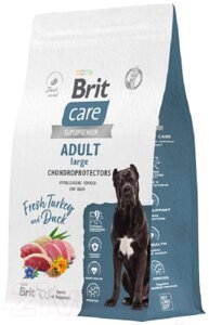 Сухой корм для собак Brit Care Dog Adult L Chondroprotectors с индейкой и уткой / 5066407