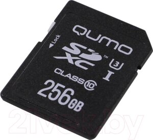 Карта памяти Qumo SDXC (Class 10) 256GB UHS-I U3 Pro (QM256GSDXC10U1)