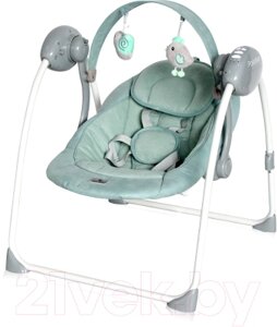 Качели для новорожденных Lorelli Portofino Frosty Green Star / 10090062146