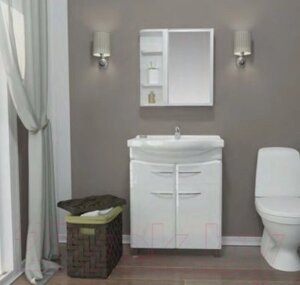 Шкаф с зеркалом для ванной Berossi Hilton Universal НВ 33401000