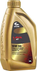 Моторное масло Cyclon Lava SYN 4T 15W50 / JL04009