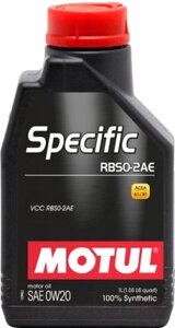 Моторное масло Motul Specific RBS0-2AE 0W20 / 106044