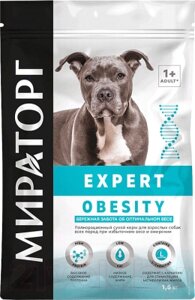 Сухой корм для собак Мираторг Expert Obesity Бережная забота об оптимальном весе / 1010024053