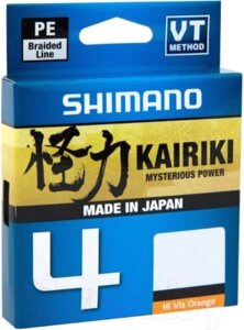 Леска плетеная Shimano Kairiki 4 PE 0.10мм / LDM54TE0810015H