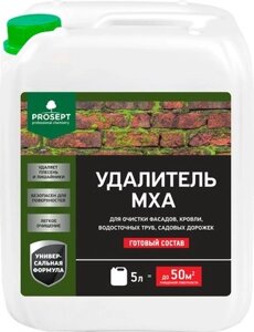 Средство для очистки древесины Prosept Удалитель мха готовый состав