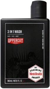 Шампунь для волос Uppercut Deluxe 3 in 1 Wash