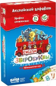 Настольная игра Банда Умников Зверобуквы English