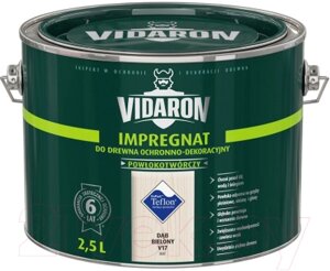 Защитно-декоративный состав Vidaron Impregnant V17 Дуб Беленый (2.5л)