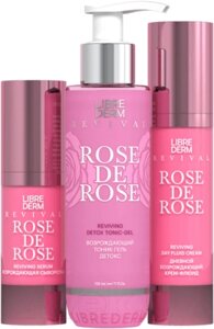 Набор косметики для лица Librederm Rose De Rose Возрождение Красоты Крем+Сыворотка+Тоник