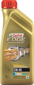 Моторное масло Castrol Edge Turbo Diesel 5W40 / 15BB03