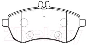 Тормозные колодки HSB HP9956