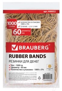 Резинки для денег Brauberg 440052