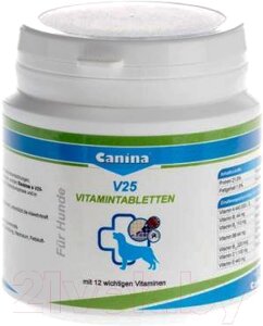 Кормовая добавка для животных Canina V25 Vitamintabletten / 110100