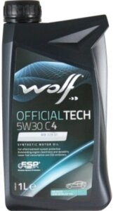 Моторное масло WOLF OfficialTech 5W30 C4 / 65608/1